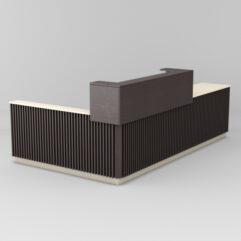 Ресепшн Кофешоп №2, Крем Вайс + Дуб Венге