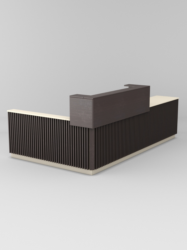 Ресепшн Кофешоп №2, Крем Вайс + Дуб Венге