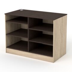 Кассовый стол РИВЬЕРА №2А, Дуб Сонома + Дуб Венге