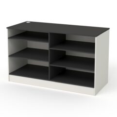 Кассовый стол РИВЬЕРА №3А, Белый и Черный