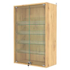 Витрина настенная №2-1АКГ, Дуб Золотистый