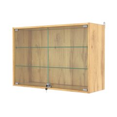 Витрина настенная №3-1АГ, Дуб Золотистый