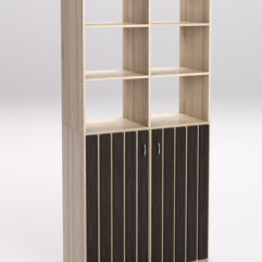 Стеллаж с тумбой для кальянов ТАБАК, Дуб Сонома