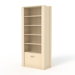 Стеллаж ГРАЦИЯ №1, Крем Вайс