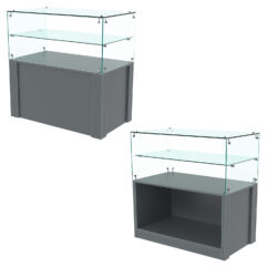 Прилавок ГРАЦИЯ №3, Темно-Серый