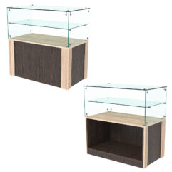 Прилавок ГРАЦИЯ №3, Дуб Венге и Дуб Сонома