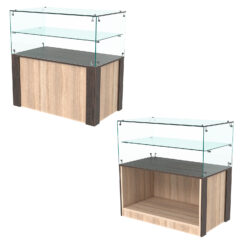 Прилавок ГРАЦИЯ №3, Дуб Сонома + Дуб Венге