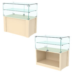 Прилавок ГРАЦИЯ №3-1, Крем Вайс