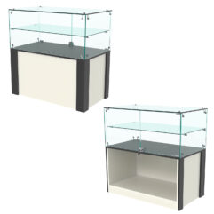 Прилавок ГРАЦИЯ №3-1, Белый и Черный