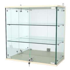 Витрина АТРИУМ настенная №1-5Г, Крем Вайс