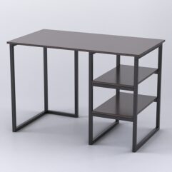 Стол Стронг №5 левосторонний в стиле ЛОФТ, Дуб Венге