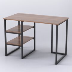 Стол Стронг №5 правосторонний в стиле ЛОФТ, Орех