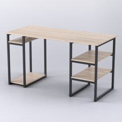 Стол Стронг №7 левосторонний в стиле ЛОФТ, Дуб Сонома