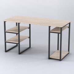 Стол Стронг №7 правосторонний в стиле ЛОФТ, Дуб Сонома