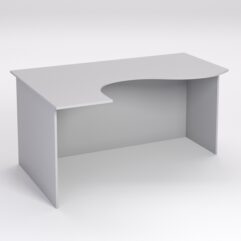 Стол эргономичный офисный СЭ-11А (левосторонний), Серый