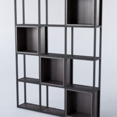 Стеллаж для разделения помещений Стронг №1 в стиле ЛОФТ, Дуб Венге