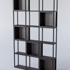 Стеллаж для разделения помещений Стронг №3 в стиле ЛОФТ, Дуб Венге