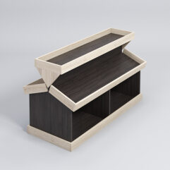 Стол для овощей и фруктов Свежесть №3, Дуб Венге + Дуб Сонома