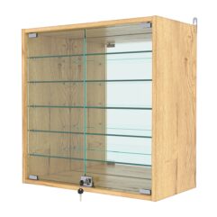 Витрина настенная №1-6АГ, Дуб Золотистый