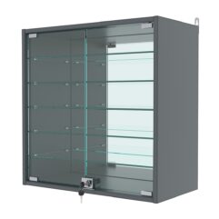 Витрина настенная №1-6АГ, Темно-Серый