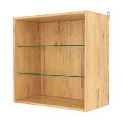 Витрина настенная №1-1ГГ, Дуб Золотистый