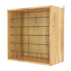 Витрина настенная №1-5ГГ, Дуб Золотистый