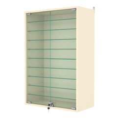 Витрина настенная №2-5АГ, Крем Вайс