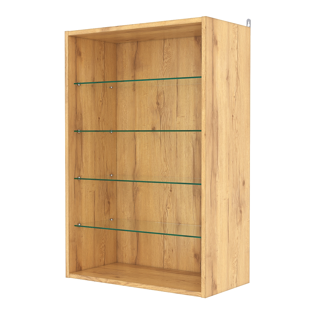 Витрина настенная №2-1ГГ, Дуб Золотистый