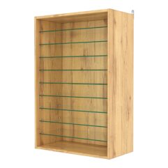 Витрина настенная №2-5ГГ, Дуб Золотистый