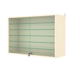 Витрина настенная №3-5АГ, Крем Вайс