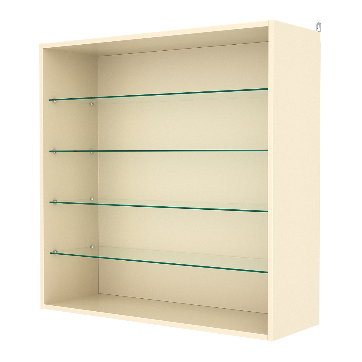 Витрина настенная №4-1ГГ, Крем Вайс