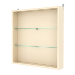 Витрина настенная №1-1ГУ, Крем Вайс