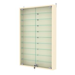 Витрина настенная №2-5АУ, Крем Вайс