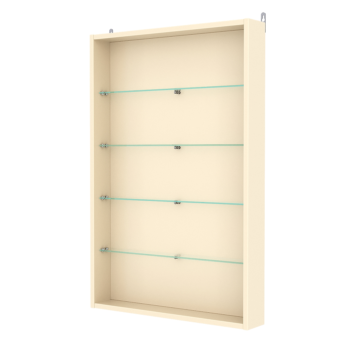 Витрина настенная №2-1ГУ, Крем Вайс