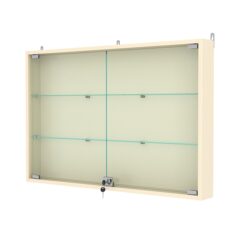 Витрина настенная №3-1АУ, Крем Вайс