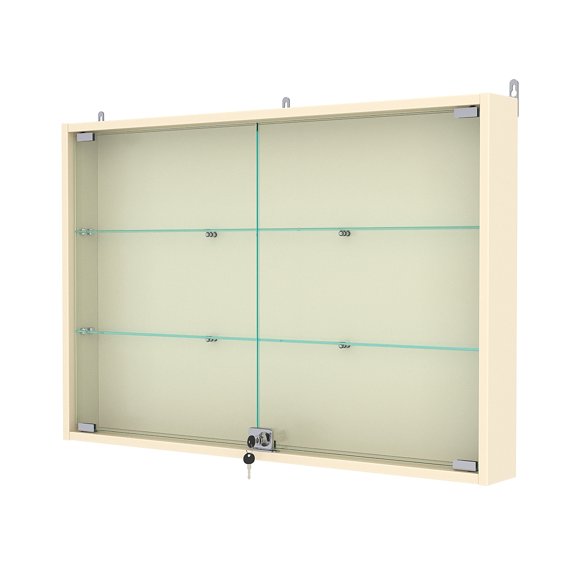 Витрина настенная №3-1АУ, Крем Вайс