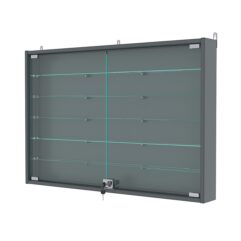 Витрина настенная №3-5АУ, Темно-Серый