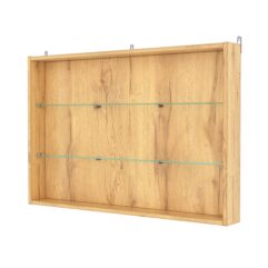 Витрина настенная №3-1ГУ, Дуб Золотистый