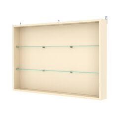 Витрина настенная №3-1ГУ, Крем Вайс