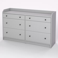 Комод ХАУГА с 6 ящиками, Серый