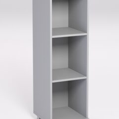 Стеллаж средний узкий НТ-440, Серый