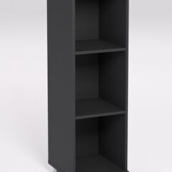 Стеллаж средний узкий НТ-440, Черный