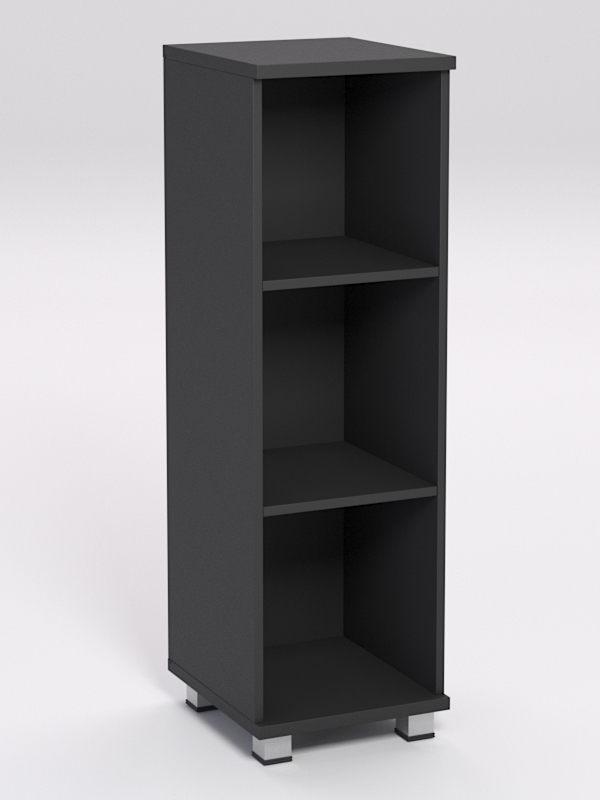 Стеллаж средний узкий НТ-440, Черный