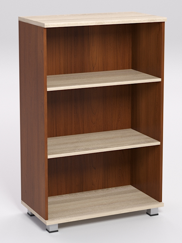 Стеллаж средний широкий НТ-480, Орех и Дуб Сонома