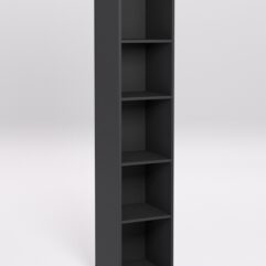 Стеллаж высокий узкий НТ-540, Черный