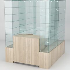 Павильон торговый Истра (глубина витрин-300мм) №1в, Дуб Сонома