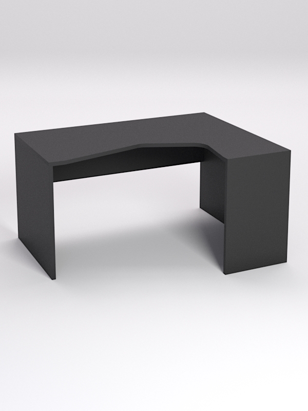 Стол эргономичный правосторонний НТ-040, Черный