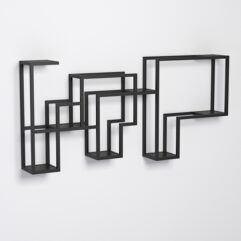 Подставка для цветов настенная в стиле ЛОФТ, Дуб Венге