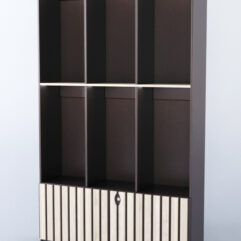 Витрина Смоки №4, Дуб Венге + Дуб Сонома