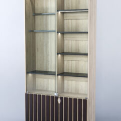 Витрина Смоки №5, Дуб Сонома + Дуб Венге